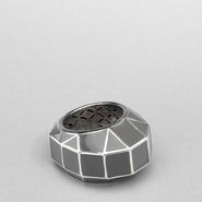 Enamelled Antique Silver Ring - Ring - BOTTEGA VENETA - PE13 - 660