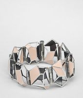 Bottega Veneta® Enamelled Antique Silver Bracelet Bottega Veneta® Enamelled Antique Silver Bracelet