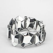 Enamelled Antique Silver Bracelet - Bracelet - BOTTEGA VENETA - PE13 - 2150