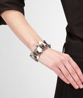 Bottega Veneta® Enamelled Antique Silver Bracelet Bottega Veneta® Enamelled Antique Silver Bracelet