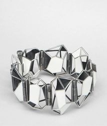 BraceletJewelrySilver, EnamelWhite Bottega Veneta®