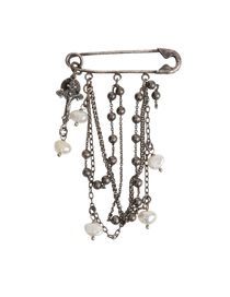 WHITE VALENTINE - Brooch