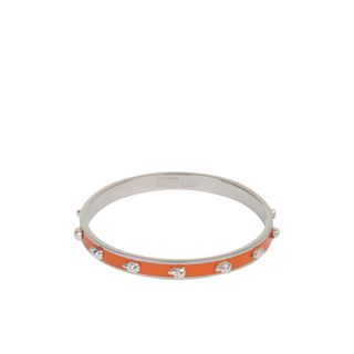 ALEXANDER MCQUEEN, Bracelet, Skinny 3D Skull Enamel Bangle