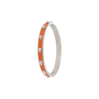 ALEXANDER MCQUEEN, Bracelet, Skinny 3D Skull Enamel Bangle