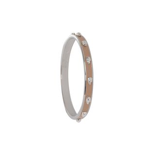 ALEXANDER MCQUEEN, Bracelet, Skinny 3D Skull Enamel Bangle