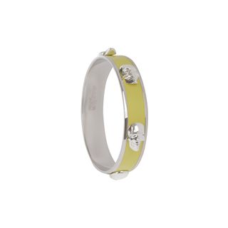 ALEXANDER MCQUEEN, Bracelet, 3D Skull Enamel Bangle