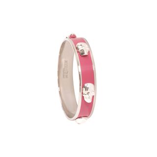 ALEXANDER MCQUEEN, Bracelet, 3D Skull Enamel Bangle