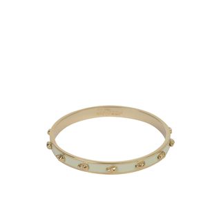 ALEXANDER MCQUEEN, Bracelet, Skinny 3D Skull Enamel Bangle