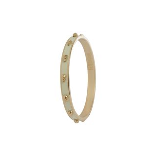 ALEXANDER MCQUEEN, Bracelet, Skinny 3D Skull Enamel Bangle