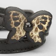 Intrecciato Ayers Butterfly Bracelet - Leather Bracelet - BOTTEGA VENETA - PE13 - 310