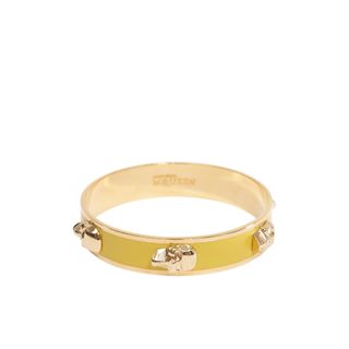 ALEXANDER MCQUEEN, Bracelet, 3D Skull Enamel Bangle