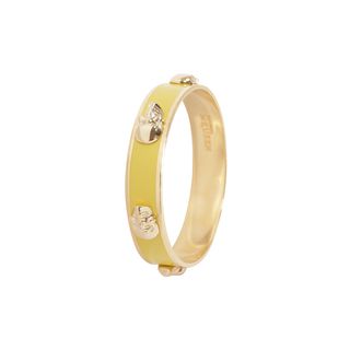 ALEXANDER MCQUEEN, Bracelet, 3D Skull Enamel Bangle