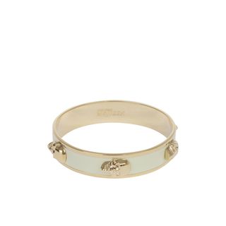 ALEXANDER MCQUEEN, Bracelet, 3D Skull Enamel Bangle