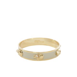 ALEXANDER MCQUEEN, Bracelet, 3D Skull Enamel Bangle