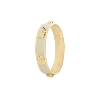 ALEXANDER MCQUEEN, Bracelet, 3D Skull Enamel Bangle