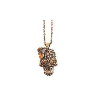 ALEXANDER MCQUEEN, Necklace, Honeycomb Skull Pendant