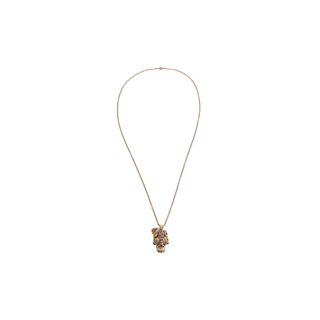 ALEXANDER MCQUEEN, Necklace, Honeycomb Skull Pendant
