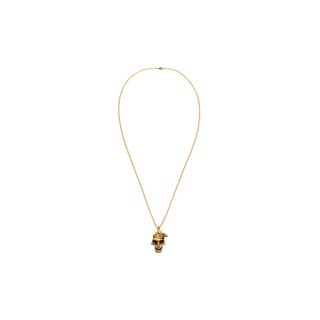 ALEXANDER MCQUEEN, Necklace, Crystal Bee and Skull Cocktail Pendant