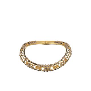 ALEXANDER MCQUEEN, Necklace, Crystal Honeycomb Choker