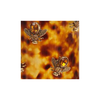 ALEXANDER MCQUEEN, Bracelet, Plexi Tortoiseshell Bee Cuff