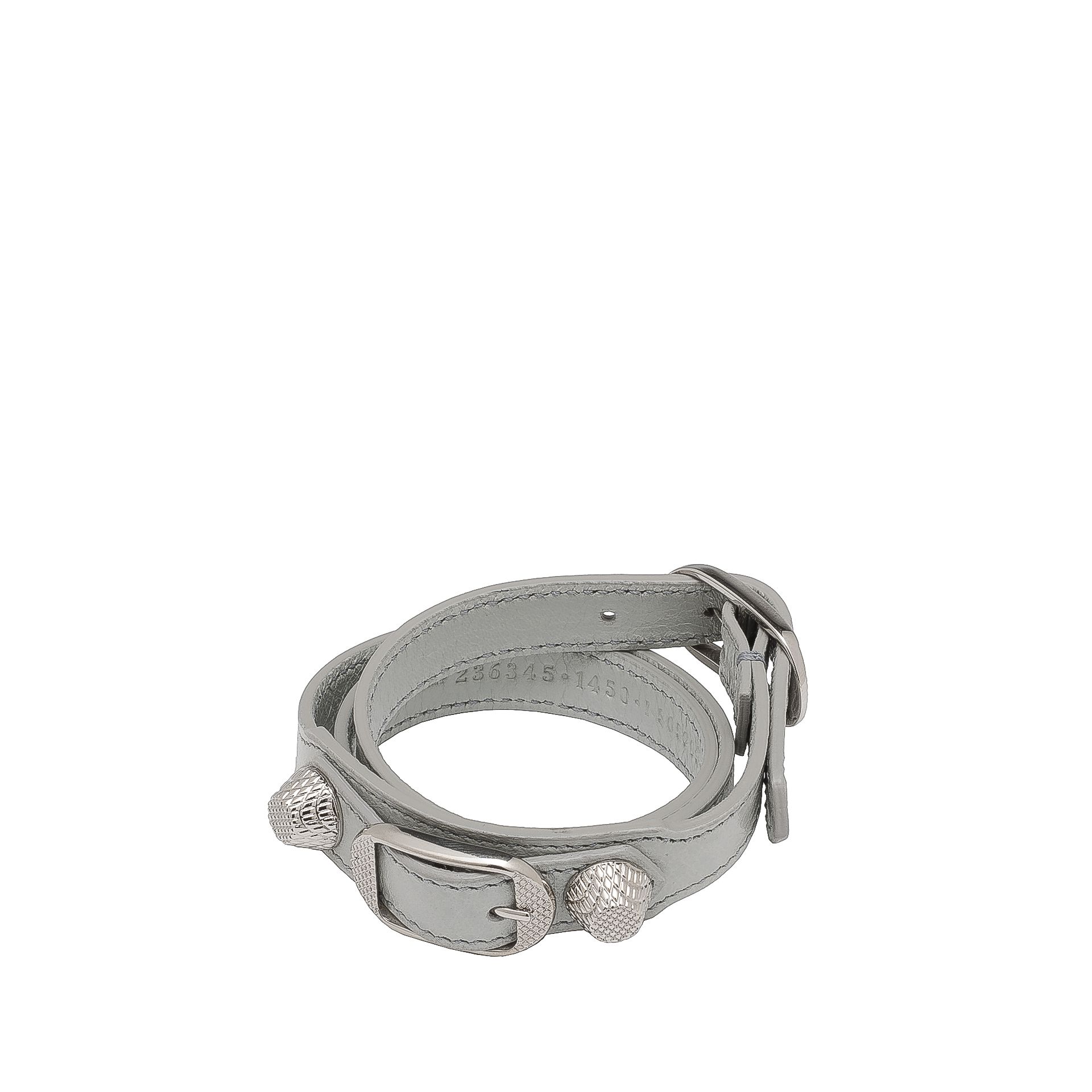 Balenciaga Giant Bracciale Triplo Giro Argento Balenciaga Giant Bracciale Triplo Giro Argento