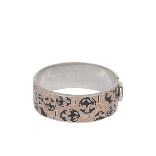 ALEXANDER MCQUEEN, Bracelet, Enamel Skull Clasp Bangle