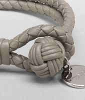 Bottega Veneta® Bracciale Fumé in Nappa Intrecciata Bottega Veneta® Bracciale Fumé in Nappa Intrecciata