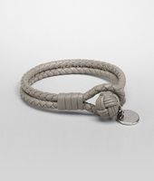 Bottega Veneta® Fume Intrecciato Nappa Bracelet Bottega Veneta® Fume Intrecciato Nappa Bracelet