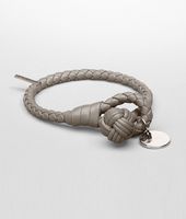 Bottega Veneta® Fume Intrecciato Nappa Bracelet Bottega Veneta® Fume Intrecciato Nappa Bracelet