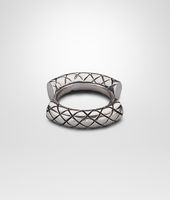 Bottega Veneta® Intrecciato Silver Ring Bottega Veneta® Intrecciato Silver Ring