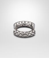 Bottega Veneta® Intrecciato Silver Ring Bottega Veneta® Intrecciato Silver Ring