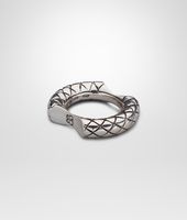 Bottega Veneta® Intrecciato Silver Ring Bottega Veneta® Intrecciato Silver Ring