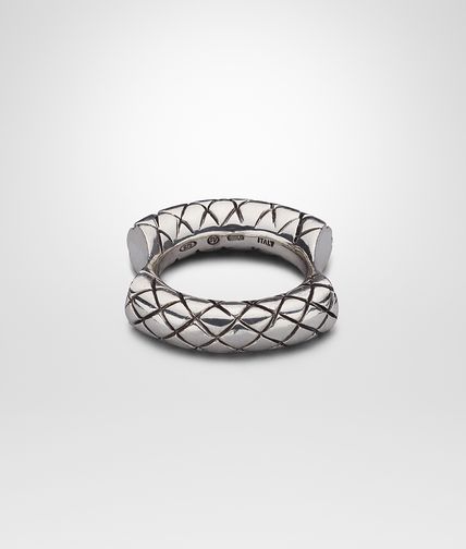 BOTTEGA VENETA - Intrecciato Silver Ring