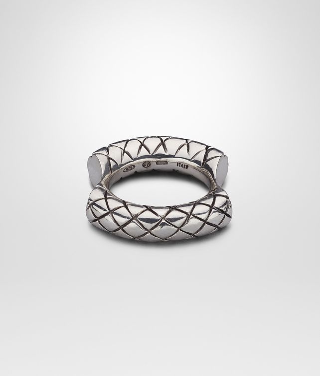 BOTTEGA VENETA Intrecciato Silver Ring Ring D fp