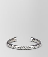 Bottega Veneta® Armband aus Silber mit Intrecciato Bottega Veneta® Armband aus Silber mit Intrecciato