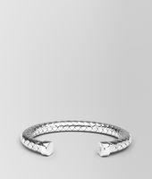 Bottega Veneta® Armband aus Silber mit Intrecciato Bottega Veneta® Armband aus Silber mit Intrecciato