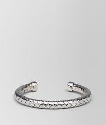 BOTTEGA VENETA - Bracelets, Intrecciato Silver Bracelet