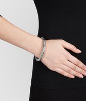 Bottega Veneta® Intrecciato Silver Bracelet Bottega Veneta® Intrecciato Silver Bracelet