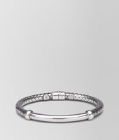 Bottega Veneta® Intrecciato Silver Bracelet Bottega Veneta® Intrecciato Silver Bracelet