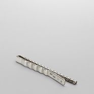 Intrecciato Silver Tie Clip - Cufflinks - BOTTEGA VENETA - PE13 - 290