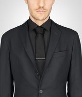 Bottega Veneta® Antique Intrecciato Silver Tie Clip Bottega Veneta® Antique Intrecciato Silver Tie Clip