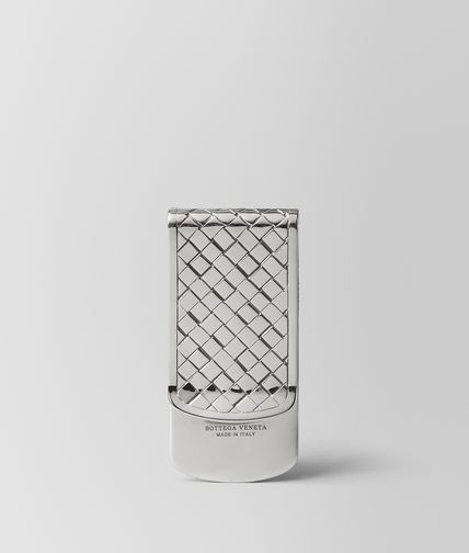 BOTTEGA VENETA - Intrecciato Silver Money Clip