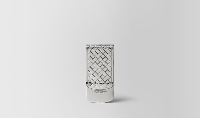BOTTEGA VENETA - Intrecciato Silver Money Clip