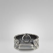 Intrecciato Oxydized Silver Ring - Ring - BOTTEGA VENETA - PE13 - 530