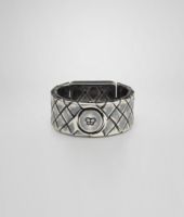 Bottega Veneta® Intrecciato Oxydized Silver Ring Bottega Veneta® Intrecciato Oxydized Silver Ring