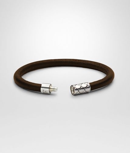 BOTTEGA VENETA - Intrecciato Silver Nappa Bracelet