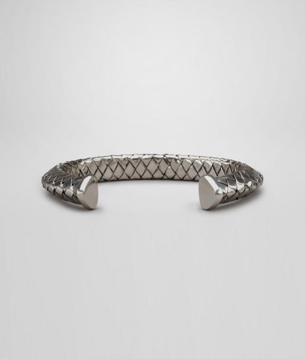 BOTTEGA VENETA - Antique Intrecciato Silver Bracelet