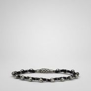 Intrecciato Oxydized Silver Nappa Bracelet - Bracelet - BOTTEGA VENETA - PE13 - 320
