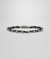 Bottega Veneta® Intrecciato Oxydized Silver Nappa Bracelet Bottega Veneta® Intrecciato Oxydized Silver Nappa Bracelet