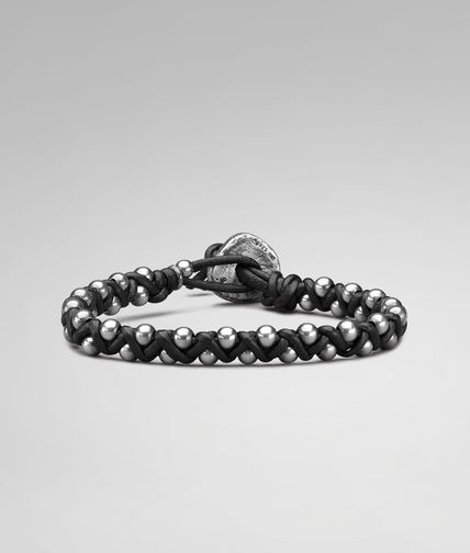 BOTTEGA VENETA - Oxydized Silver Nappa Bracelet